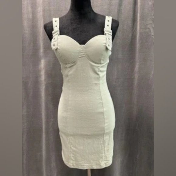 Dresses & Skirts - Elegant Cream Bodycon Dress
